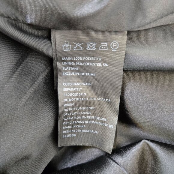 Bardot Off the Shoulder Bell Sleeve Sheath Dress Size 10 - Picture 8 of 8